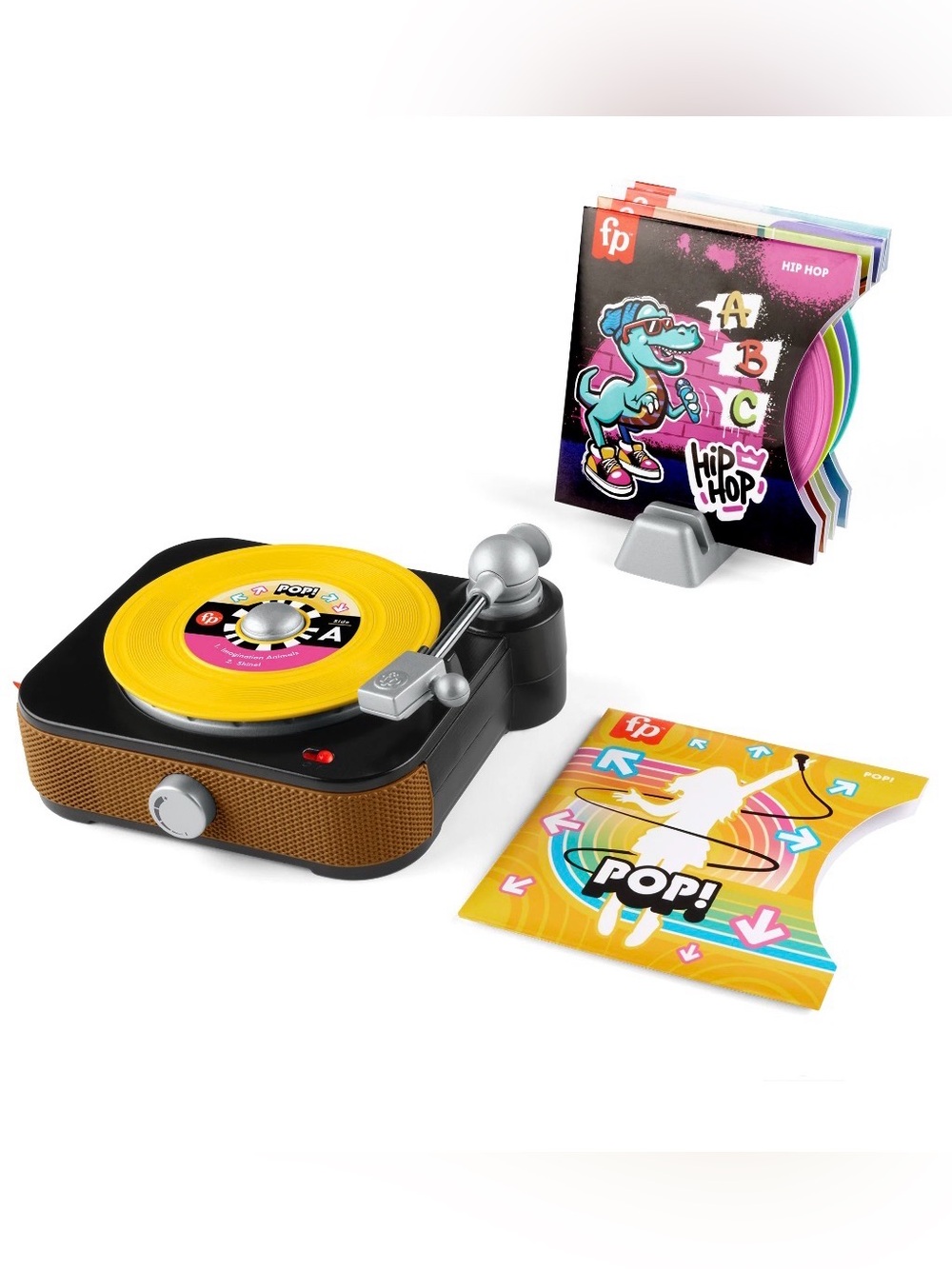 Fisher-Price Musical Toy Deluxe Rockin’ Record Player Pretend Turntable